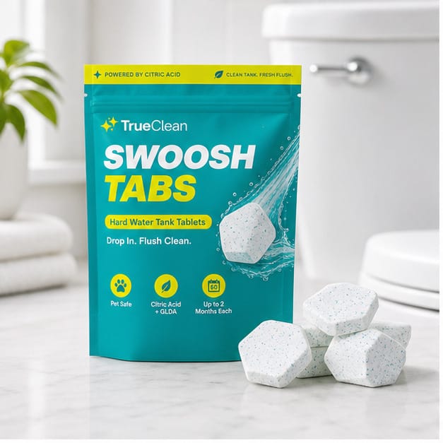 TrueClean tank tablets product visual