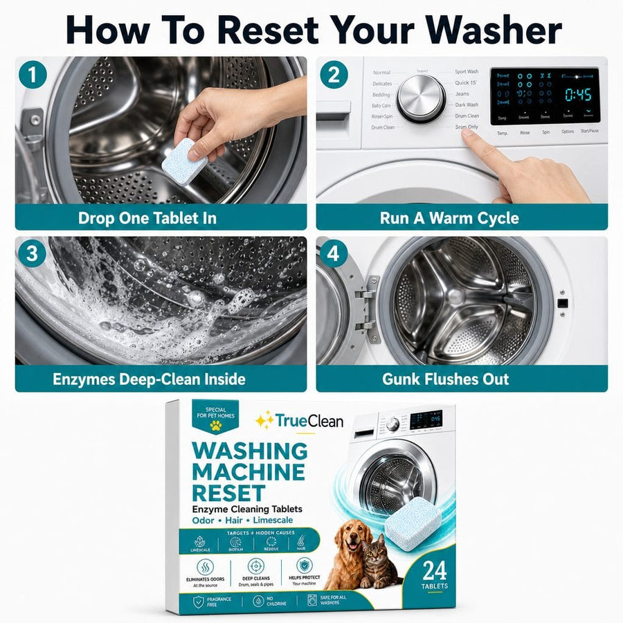 How to reset your washer in one cycle