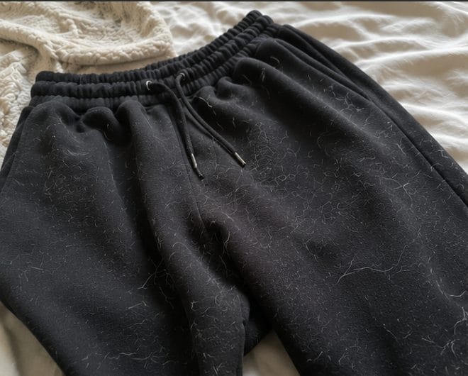 Tierhaare auf frisch gewaschener Kleidung